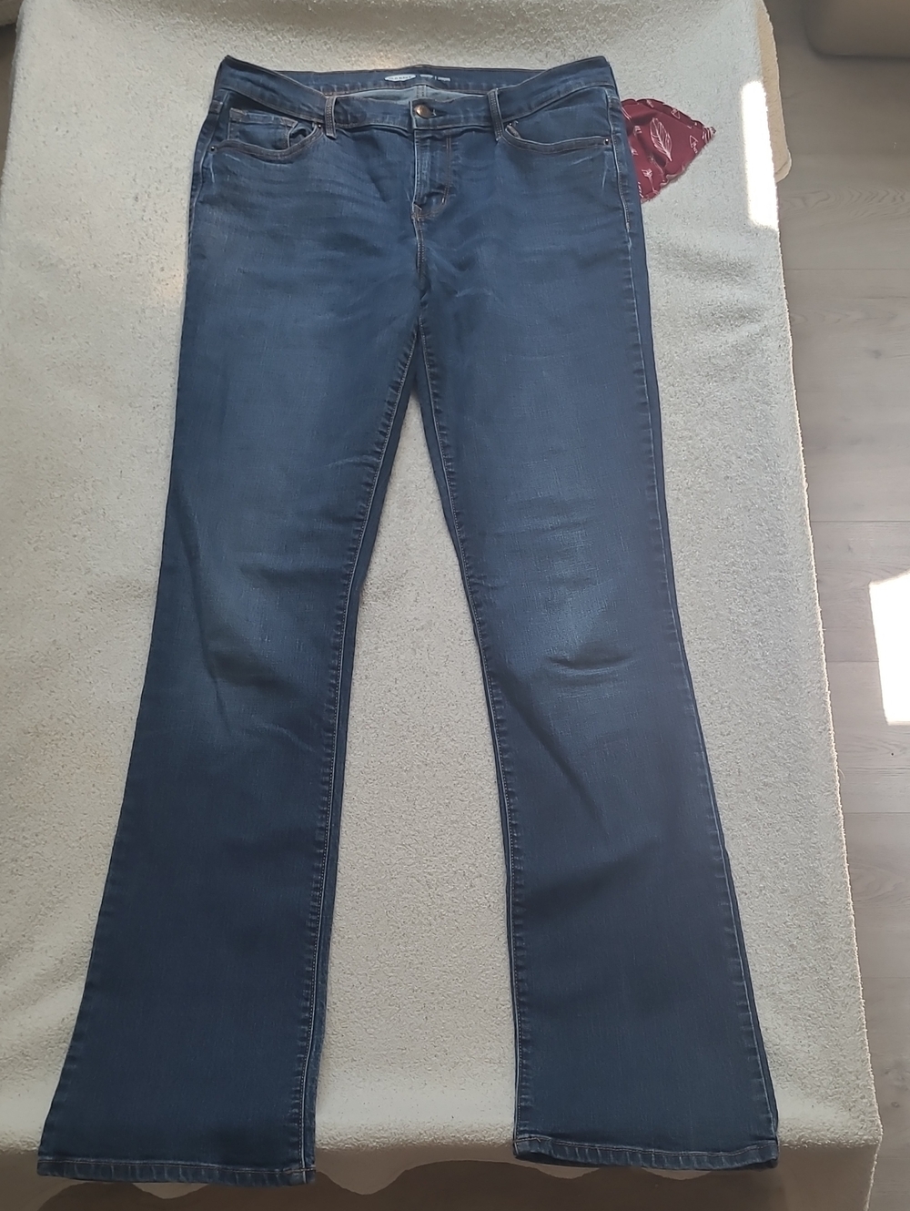 Old Navy Dark Blue Tall Bootcut Jeans